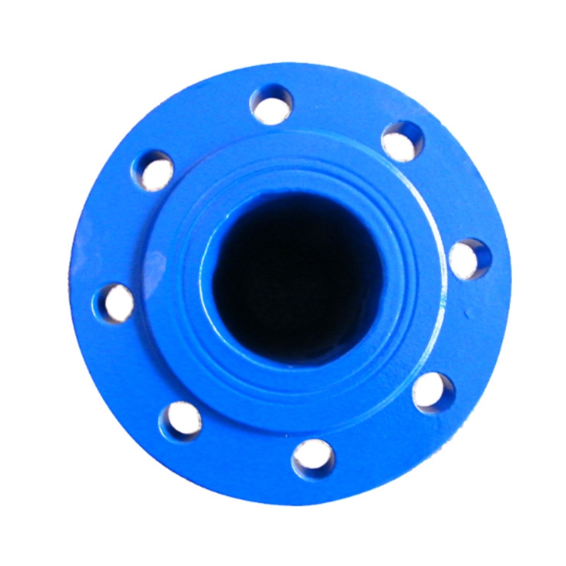 Blue ductile iron flat weld flange