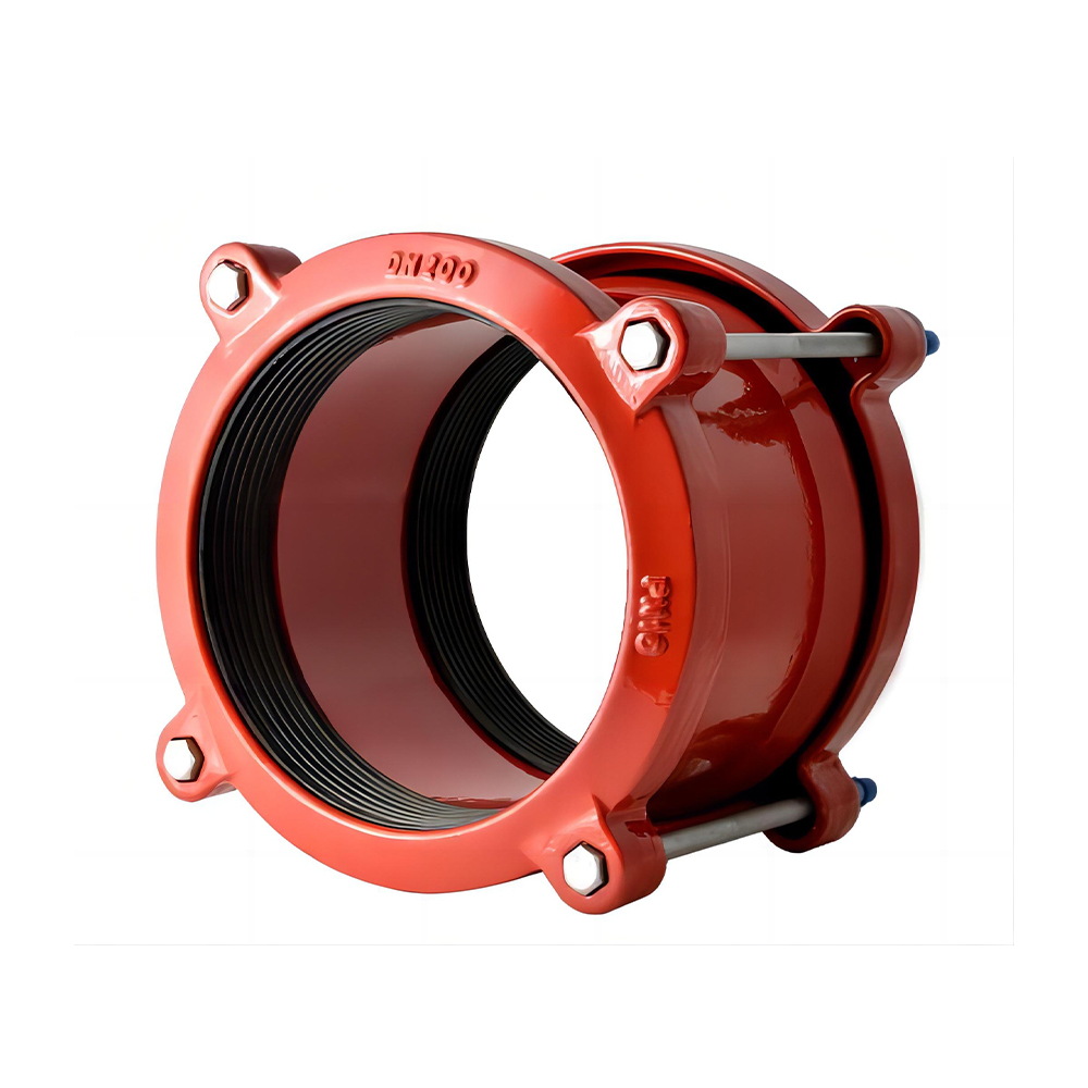 Universal pipe coupling for joining plain-ended water pipes