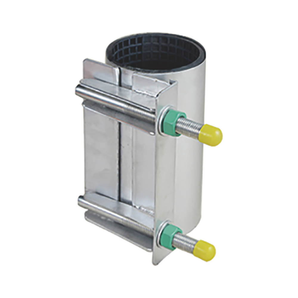 Stainless steel pipe repair clamp for localized water pipeline leaks